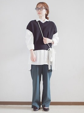 清水さん（レディース・162cm）の夏コーディネート