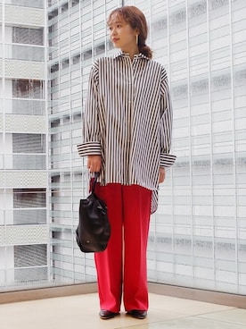 清水さん（レディース・162cm）の夏コーディネート