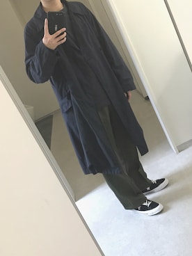 「TEATORA（テアトラ）のアイテム（ジャケット/アウター）」を使った、おっちーさん（メンズ・168cm）の秋コーディネート