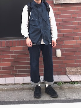 「MARGARET HOWEEL」｜おっちーさん（メンズ・168cm）の春コーディネート