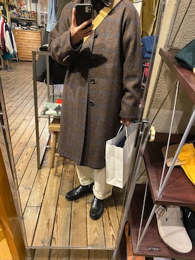 「MARGARET HOWEEL」｜おっちーさん（メンズ・168cm）の冬コーディネート