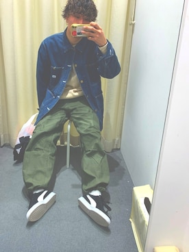 「koe（コエ）のアイテム」を使った、たつやさん（メンズ・167cm）の冬コーディネート