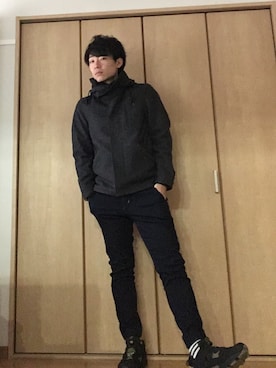 「green label relaxing（グリーンレーベルリラクシング）のアイテム（モッズコート）」を使った、九州男児：0001号さん（メンズ・176cm）の冬コーディネート