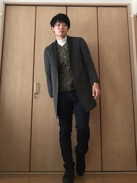 「URBAN RESEARCH Sonny Label（アーバンリサーチサニーレーベル）のアイテム（ダウンジャケット/コート）」を使った、九州男児：0001号さん（メンズ・176cm）の冬コーディネート