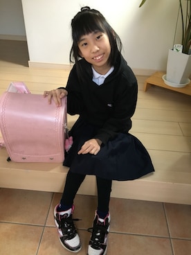 「アイテム（バッグ）」を使った、りりぃさん（キッズ・133cm・10代）の春コーディネート