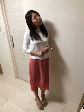 「FLUID（フルイド）のアイテム」を使った、YOTANさん（レディース・152cm）の冬コーディネート