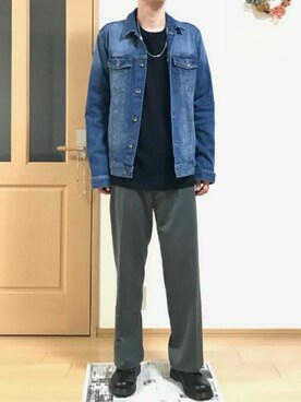 「HVC（エイチブイシー）のアイテム（ジャケット/アウター）」を使った、ナットさん（メンズ・175cm）の秋コーディネート