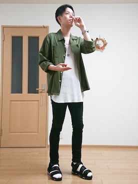 「ハナホジフェス」｜ナットさん（メンズ・175cm）の夏コーディネート