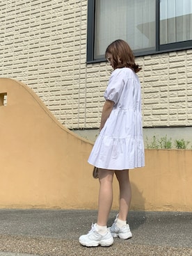 「ZARAワンピース」｜yamayamaさん（レディース・153cm）の夏コーディネート