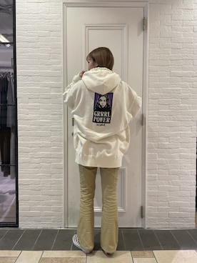 上野　瑞稀さん（レディース・157cm）の春コーディネート