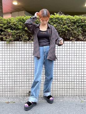 上野　瑞稀さん（レディース・157cm）の夏コーディネート