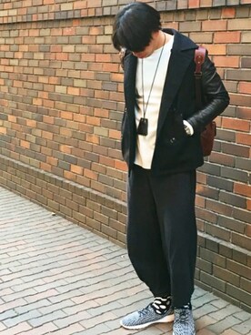 「LiSS（リス）のアイテム（ジャケット/アウター）」を使った、MKさん（メンズ・175cm）の冬コーディネート