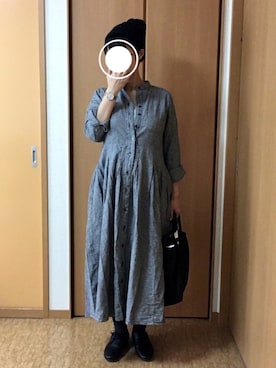 Sunny Clouds サニークラウズ の サニークラウズ 冬でも麻が好きワンピース レディース ワンピース Wear