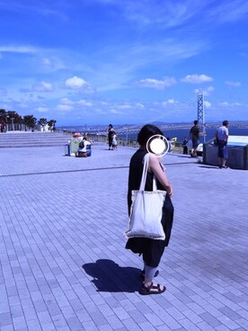 「AMSTERDAM（アムステルダム）のアイテム」を使った、やんさん（レディース・154cm）の夏コーディネート