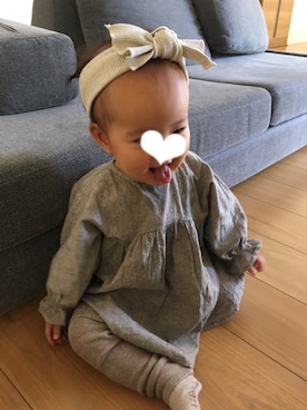 「生後11ヶ月」｜「アイテム（その他）」を使った、やんさん（レディース・154cm）の秋コーディネート