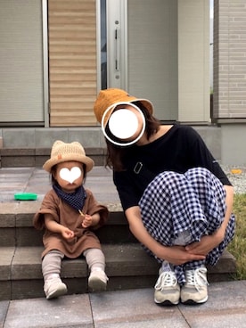 「1歳5ヶ月」｜「アイテム（ワンピース/ドレス）」を使った、やんさん（レディース・154cm）の春コーディネート