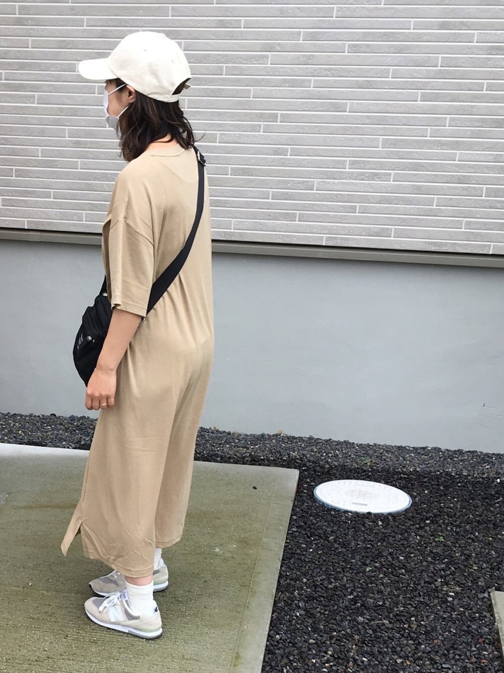 THE NORTH FACE 半袖ワンピース ベージュ THE NORTH FACE ベージュ 半袖ロングシャツワンピース - メルカリ