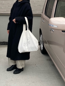 「HARROW TOWN STORES（ハロウタウンストアズ）のアイテム」を使った、やんさん（レディース・154cm）の冬コーディネート