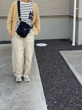 「NIMES（ニーム）のアイテム」を使った、やんさん（レディース・154cm）の冬コーディネート