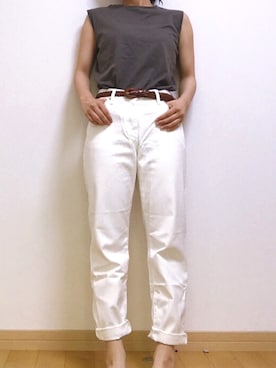 「AFRICA TARO（アフリカタロウ）のアイテム」を使った、みさみささん（レディース・158cm）の夏コーディネート