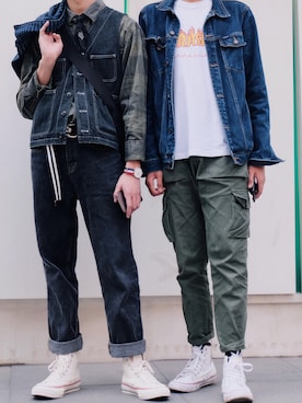 不出名博主さんのコーディネート