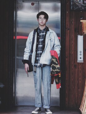 不出名博主さんのコーディネート