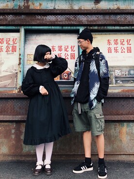 不出名博主さんのコーディネート