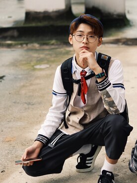 不出名博主さんのコーディネート