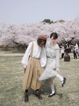 IIIVIEさん(レディース・162cm)の春コーディネート