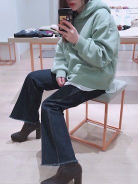 megumiさん（レディース・154cm）の春コーディネート