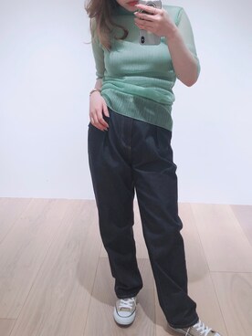 megumiさん（レディース・154cm）の春コーディネート
