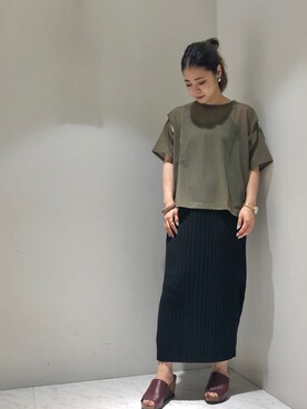 megumiさん（レディース・154cm）の夏コーディネート