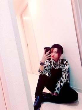「SpRay（スプレイ）のアイテム（オールインワン・サロペット）」を使った、meguさん（レディース・153cm）の秋コーディネート
