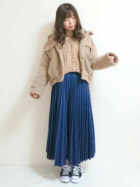 つむぎさん（レディース・160cm）の冬コーディネート