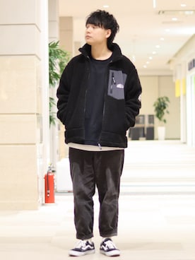 「CAMP7（キャンプセブン）のアイテム（ブルゾン）」を使った、takuさん（メンズ・169cm）の秋コーディネート
