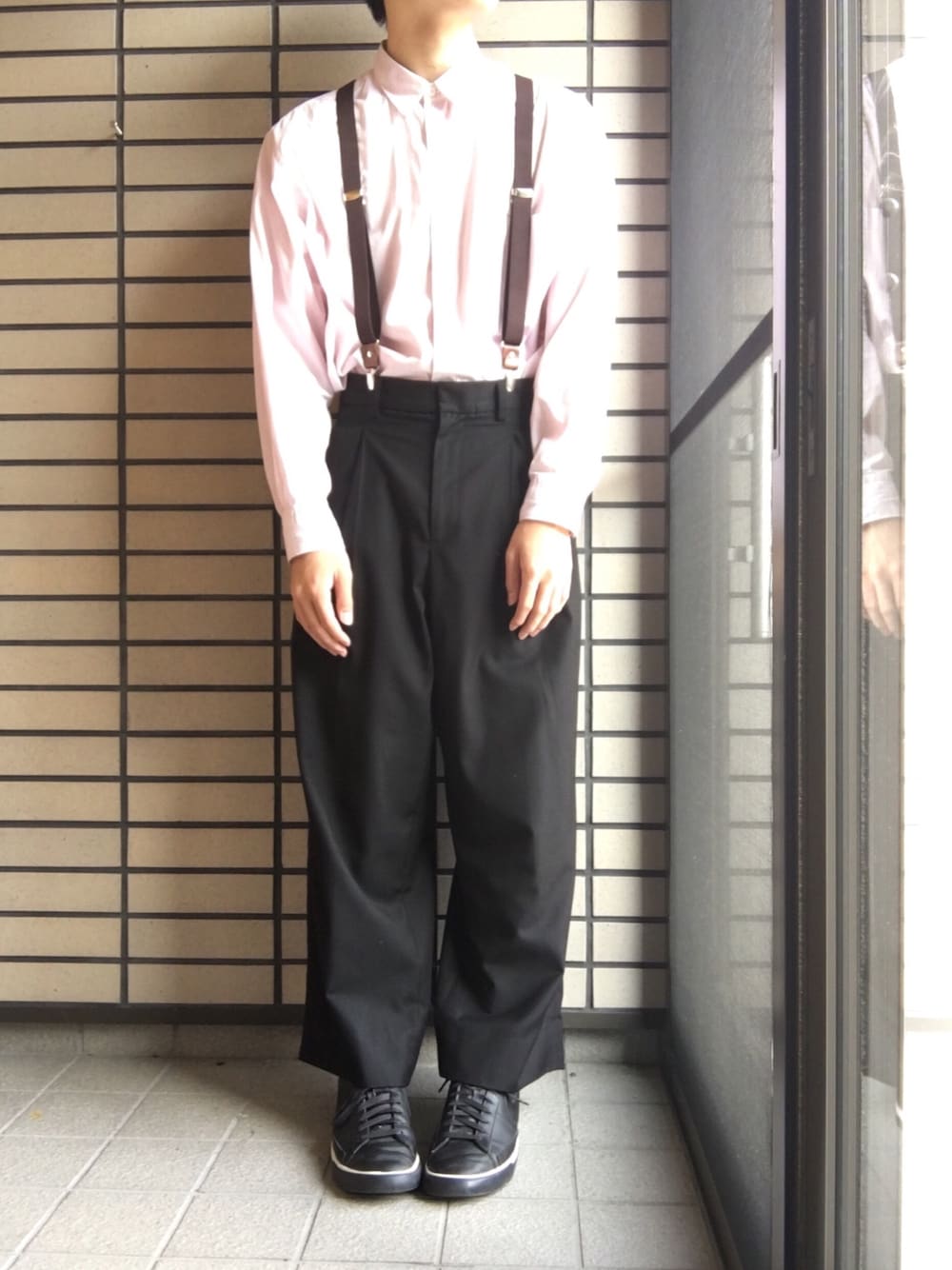 COMME des GARÇONS ブラック サスペンダー付きパンツ M COMME des GARÇONS ブラック サスペンダー付きパンツ M COMME