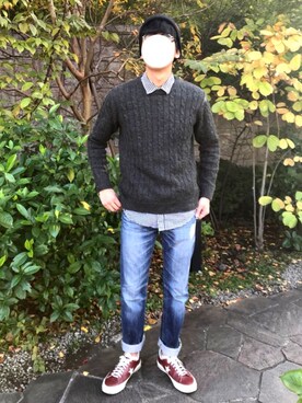 REIさん（メンズ・176cm）の秋コーディネート