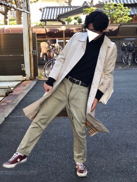 REIさん（メンズ・176cm）の冬コーディネート