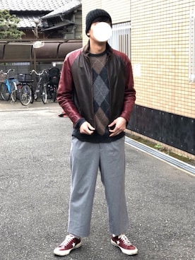 REIさん（メンズ・176cm）の冬コーディネート