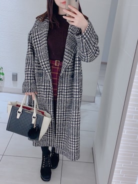 「PATRICK COX（パトリック・コックス）のアイテム（バッグ）」を使った、ayaさん（レディース・168cm）の冬コーディネート