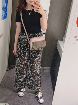 「PATRICK COX（パトリック・コックス）のアイテム（バッグ）」を使った、ayaさん（レディース・168cm）の夏コーディネート