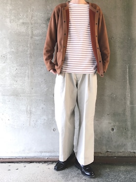 「FORK&SPOON」｜humiさん（メンズ・180cm）の春コーディネート