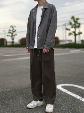 「CIAOPANIC TYPY（チャオパニックティピー）のアイテム（ブルゾン）」を使った、humiさん（メンズ・180cm）の春コーディネート