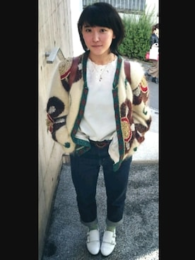 えみ夏さん（レディース・148cm）の冬コーディネート