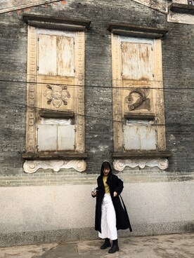 「eight sixty（エイト・シックスティ）のアイテム」を使った、Aumpさん（レディース・157cm）の春コーディネート