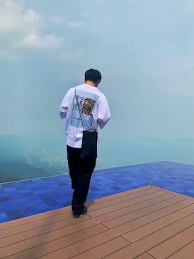 山口さん(メンズ・177cm)の夏コーディネート