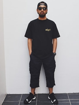 「Back Channel（バックチャンネル）のアイテム」を使った、Back Channel®︎さん（メンズ・177cm）の春コーディネート