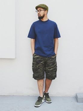 「Back Channel（バックチャンネル）のアイテム」を使った、Back Channel®︎さん（メンズ・177cm）の春コーディネート