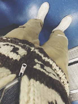 「MillReef（ミルリーフ）のアイテム」を使った、JOY-JZさん（メンズ・179cm）の冬コーディネート