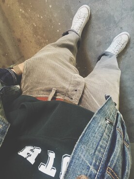 「MillReef（ミルリーフ）のアイテム」を使った、JOY-JZさん（メンズ・179cm）の春コーディネート